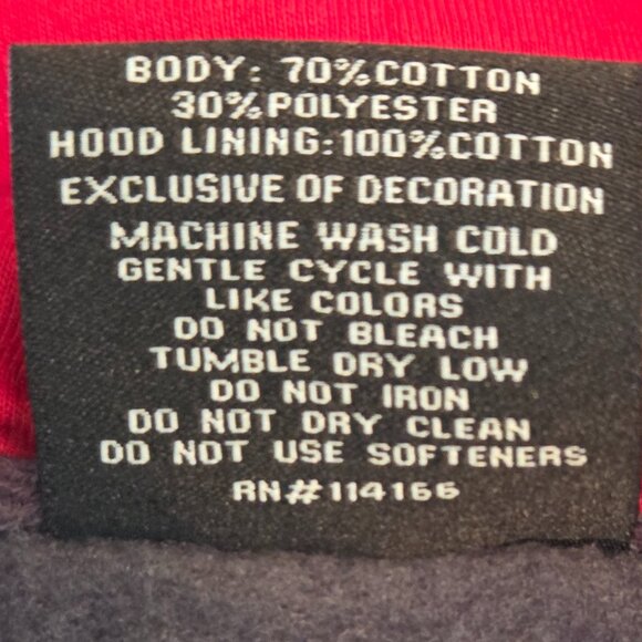 Wisconsin Badgers Zip-Up Hoodie by Colosseum - Men's Large - Picture 10 of 10